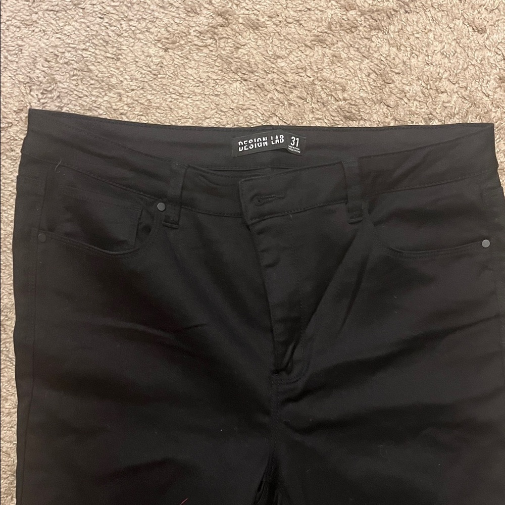Design Lab Lord & Taylor Black Jeans